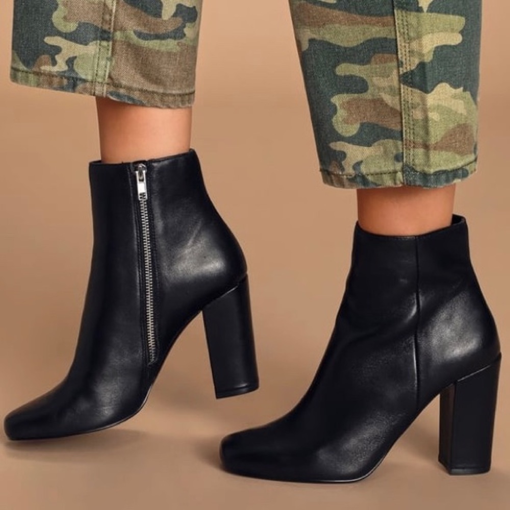 Steve Madden Leather Pixie Booties - Picture 4 of 5